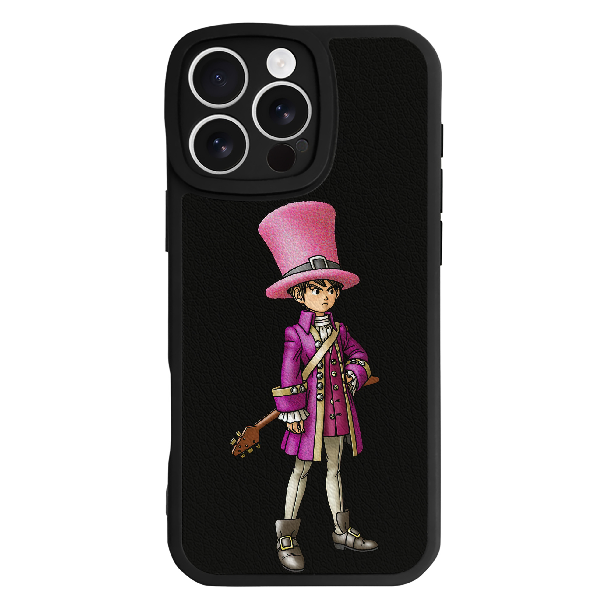 （画像用） ドラゴンクエスト Doragon Kuesuto Dragon Quest 【iPhone 16シリーズ対応】シリコンスマホケース（レザー調） 材質：シリコン